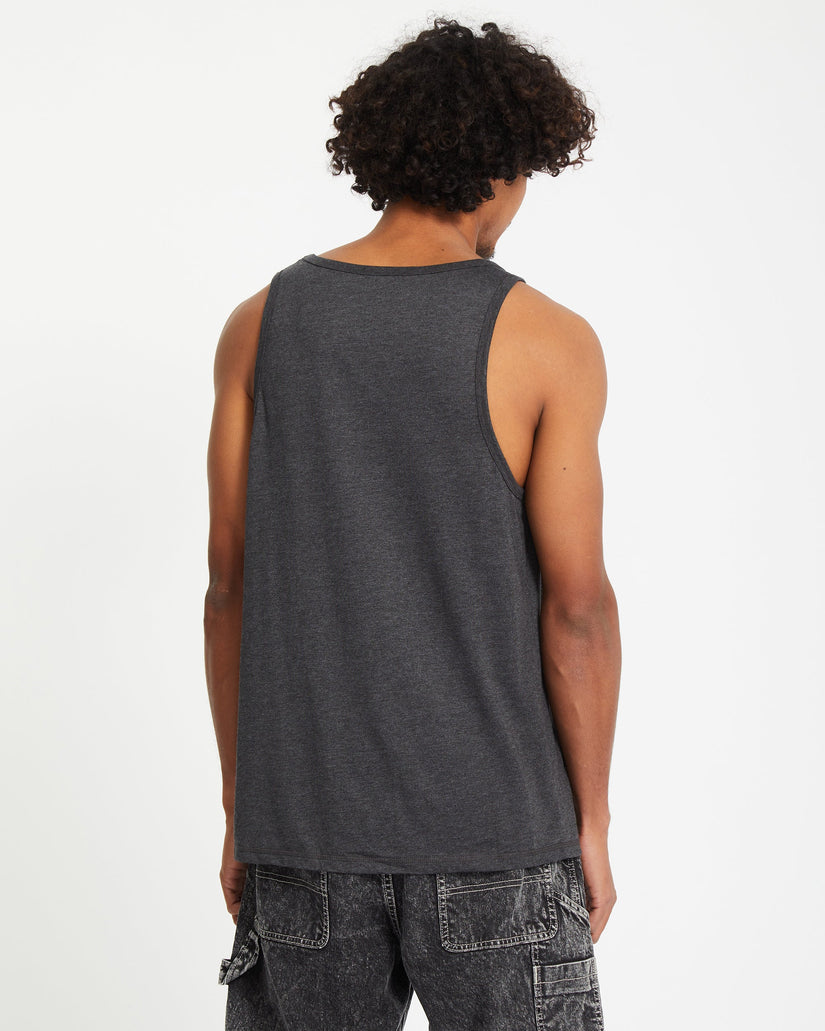 Pistol Stone Tanktop - HEATHER BLACK