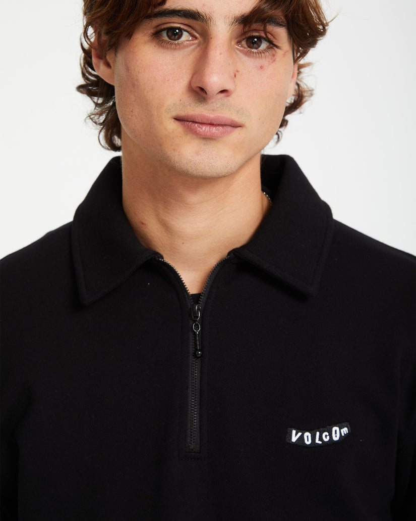 Nevermine Terry Pullover - BLACK