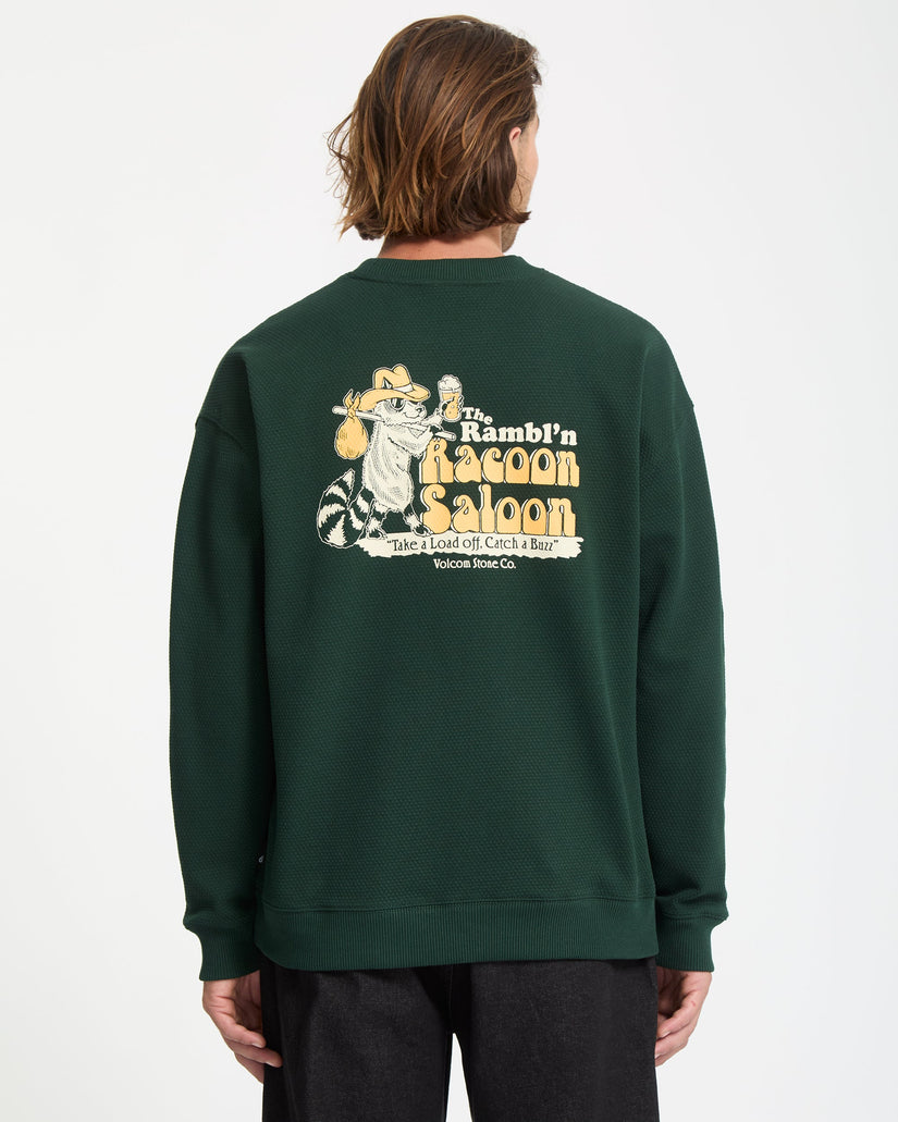 Racoon Sweatshirt - Scarab