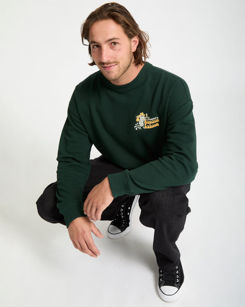 Racoon Sweatshirt - Scarab