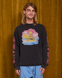 Ozzy Sweatshirt - Light Acid Black