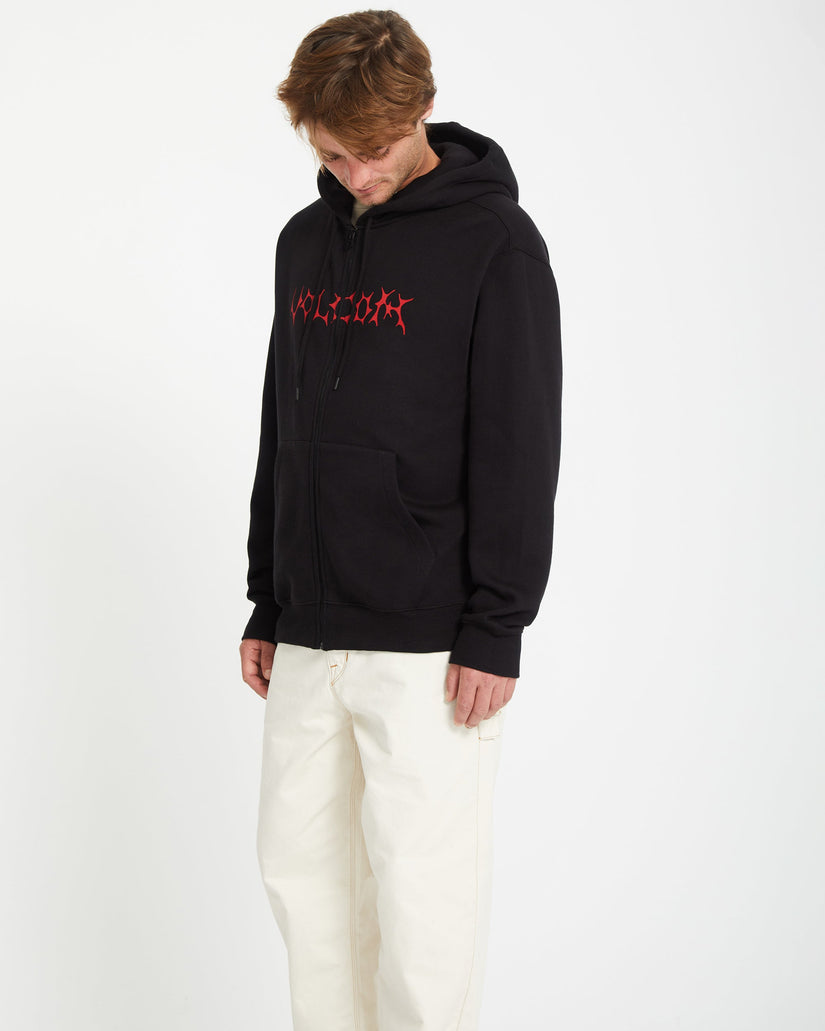 Watanite Full Zip Kapuzenpullover - BLACK