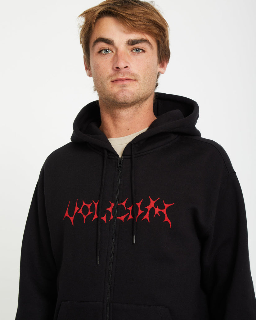 Watanite Full Zip Kapuzenpullover - BLACK