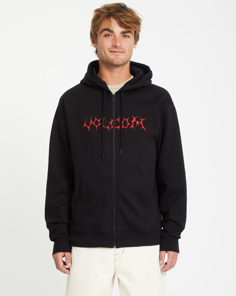 Watanite Full Zip Kapuzenpullover - BLACK