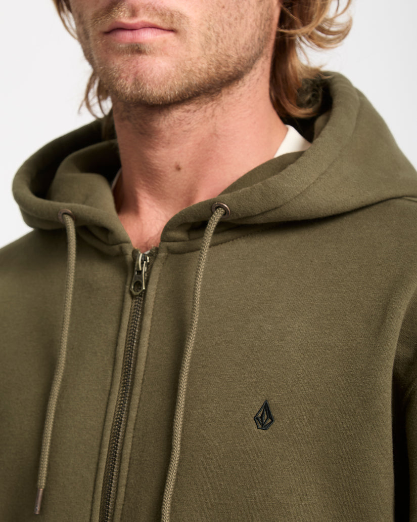 Single Stone Kapuzenjacke - Sage Leaf