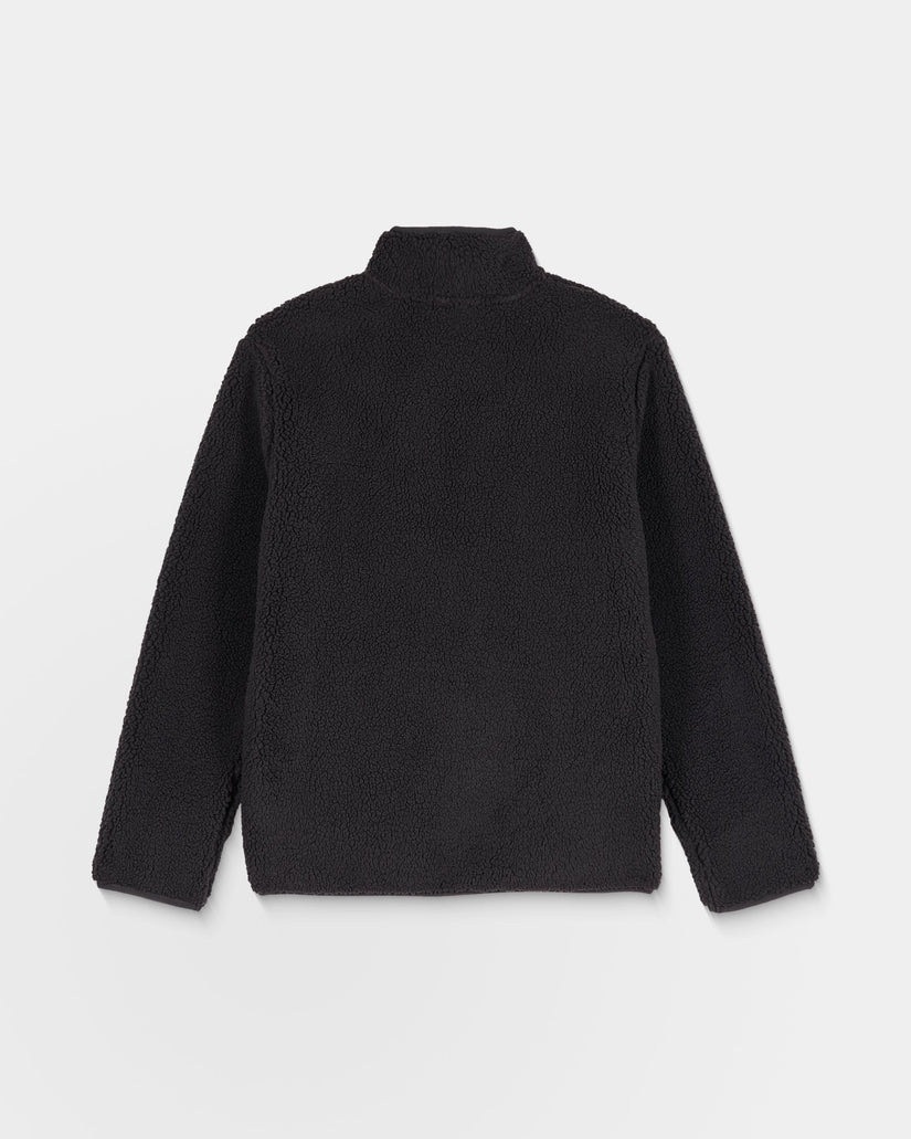 Storm Stone Zip Sherpa Jacke - Asphalt Black