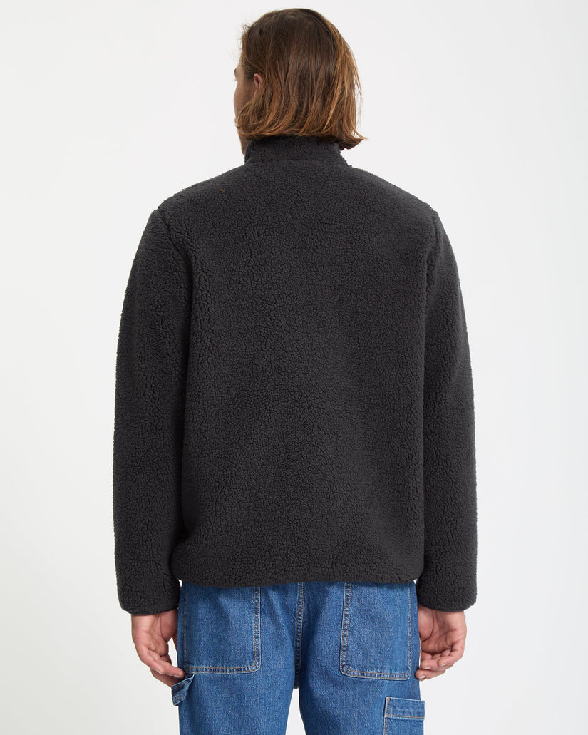 Storm Stone Zip Sweatshirt - Asphalt Black