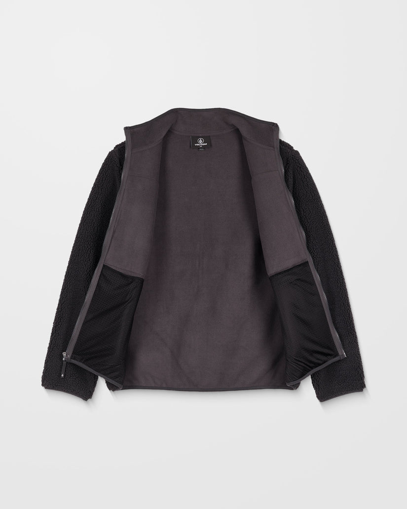 Storm Stone Zip Sweatshirt - Asphalt Black