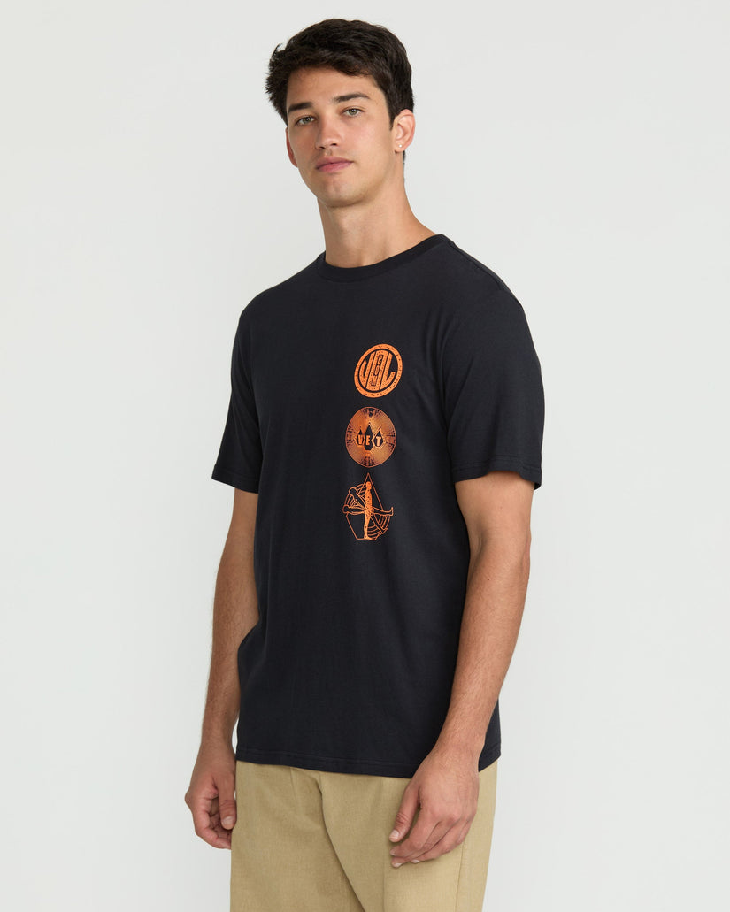 Distance T-Shirt - Antique Black