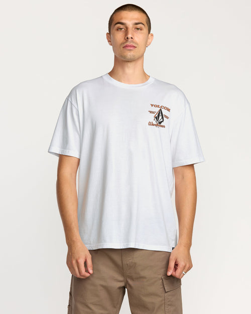 Volcom Pass The Peace Sz S TShirt Tee Logo Short Sleeve 100