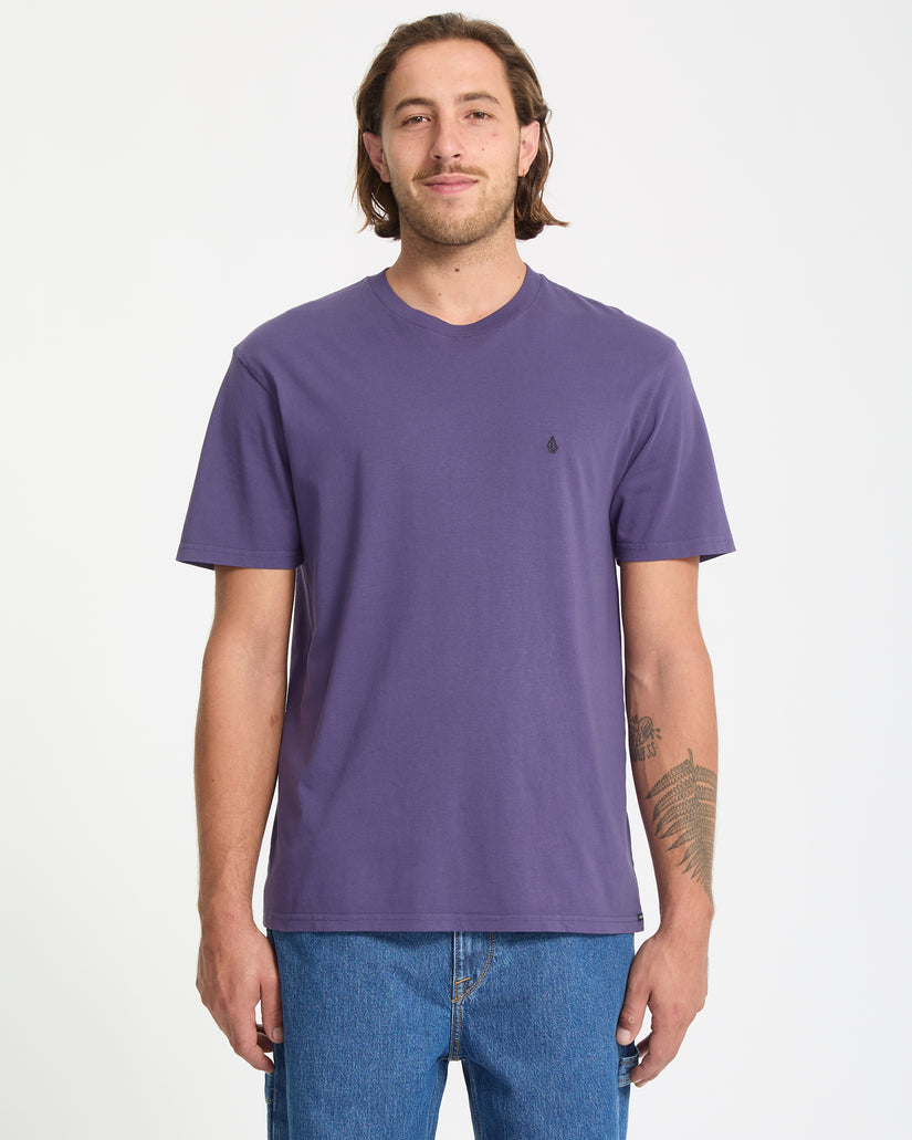 Solid Stone T-Shirt - Dark Purple