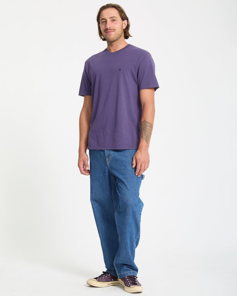 Solid Stone T-Shirt - Dark Purple