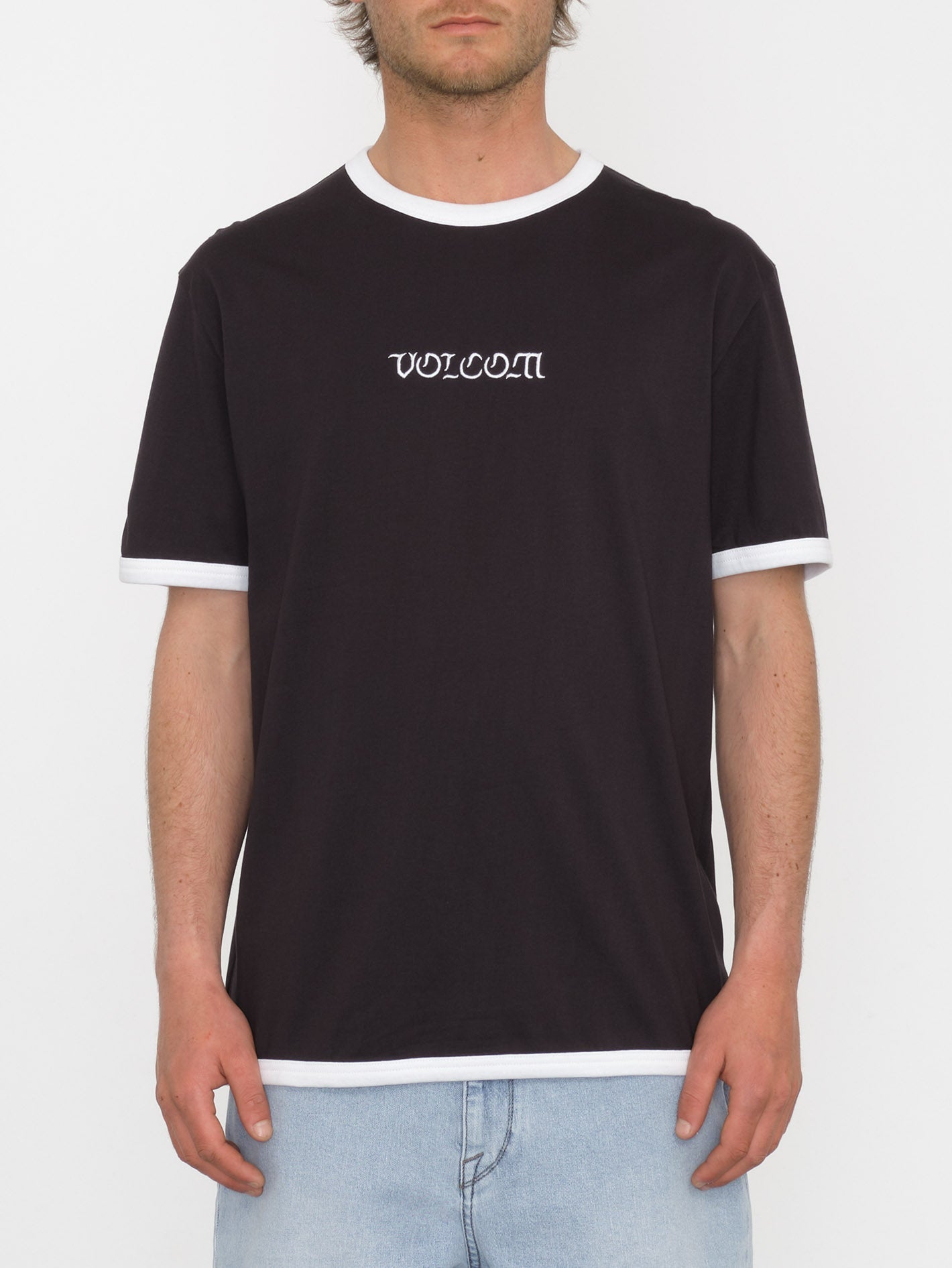 Fullring Ringer T-shirt - BLACK - Herren - Volcom Deutschland