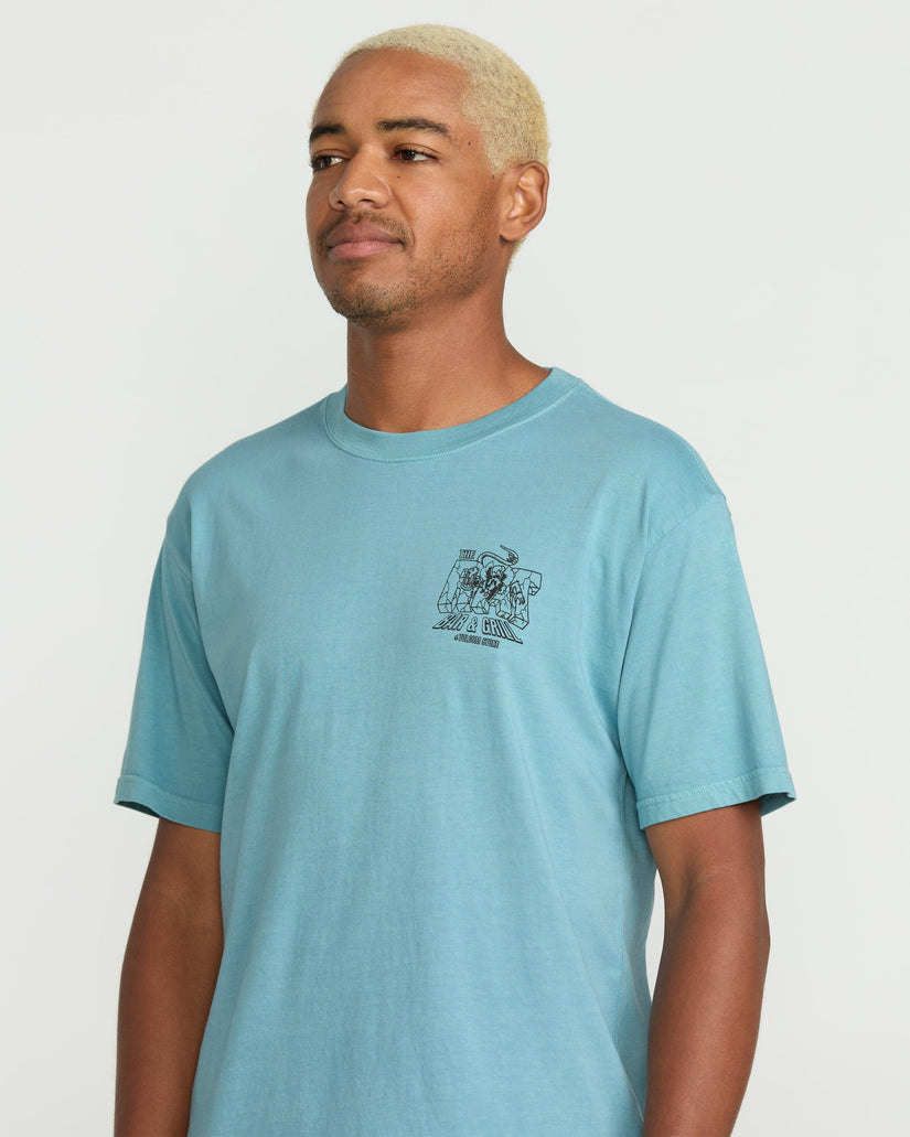 Rat Bar T-Shirt - Used Blue