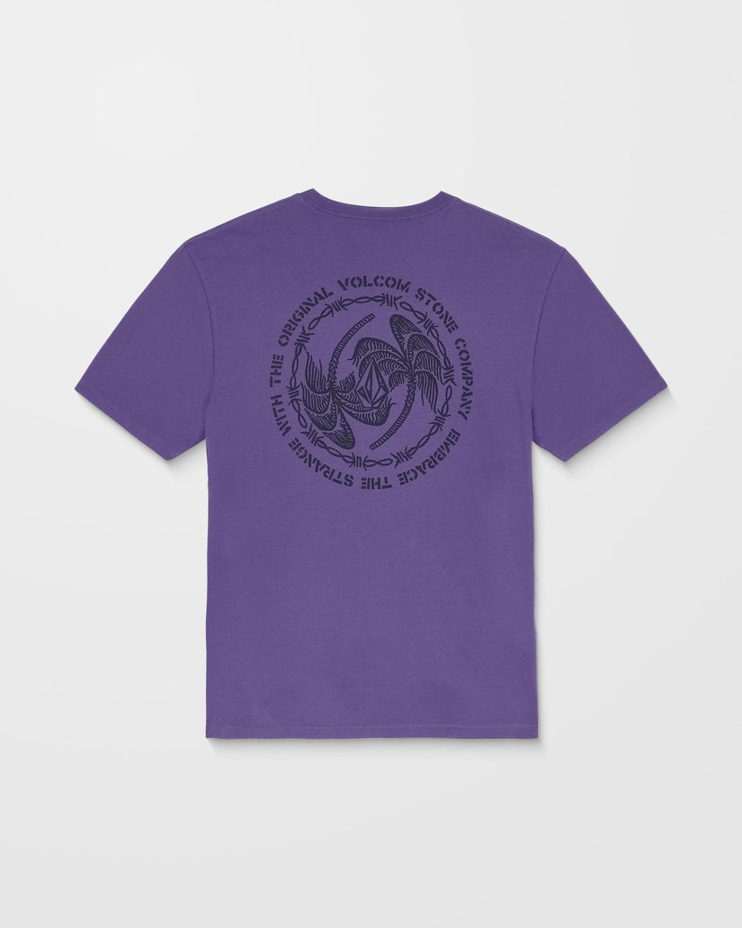 Circlepalm T-Shirt - Dark Purple