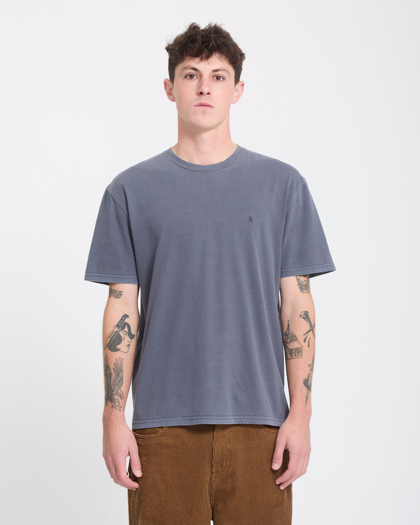 Solid Stone T-Shirt - Storm Blue