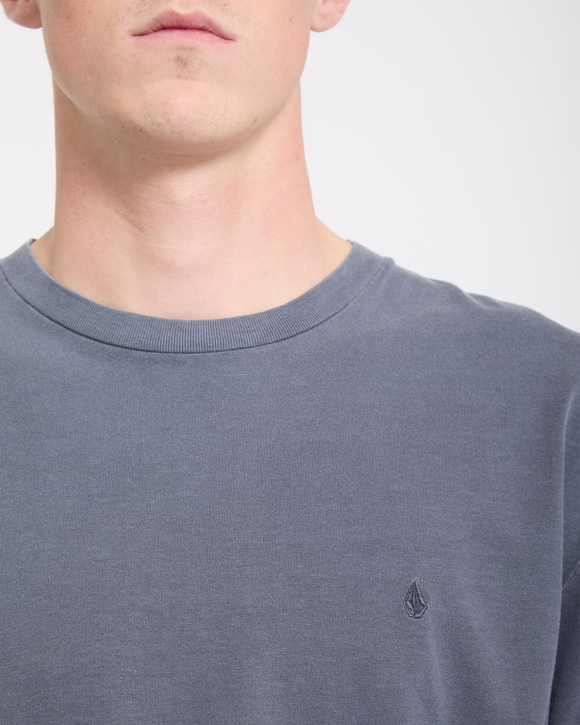 Solid Stone T-Shirt - Storm Blue