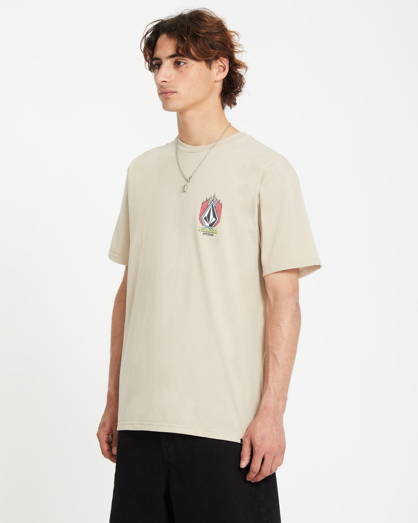 Draggin Stone T-shirt - LIGHT KHAKI