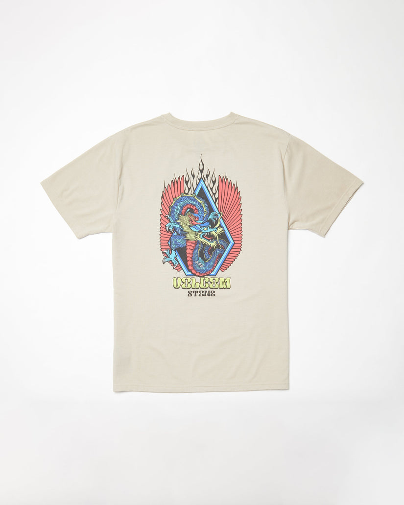 Draggin Stone T-shirt - LIGHT KHAKI