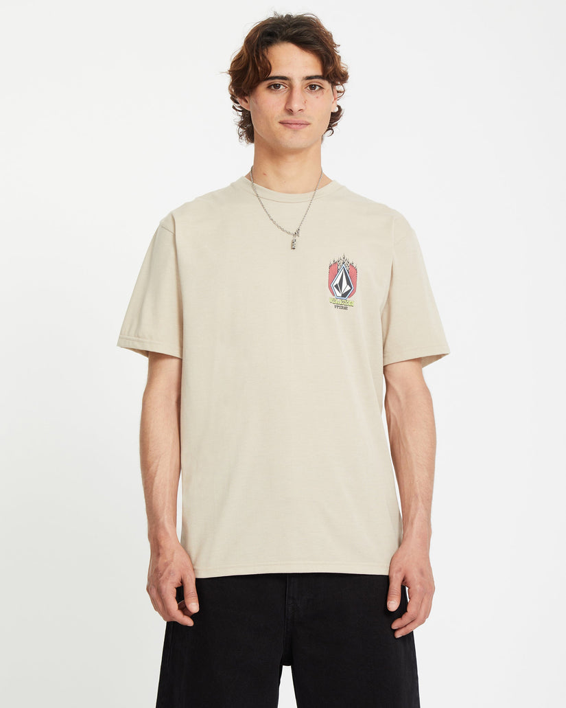 Draggin Stone T-shirt - LIGHT KHAKI