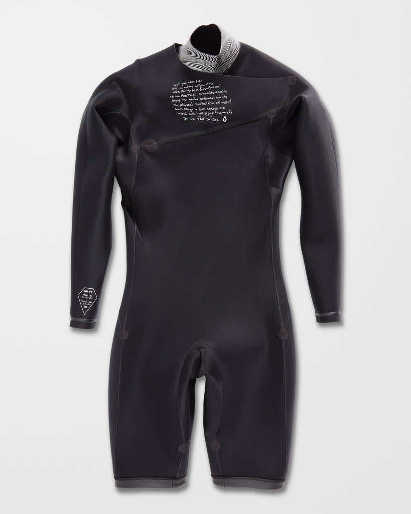 2/2Mm Long sleeve Spring Neoprenanzug - BLACK