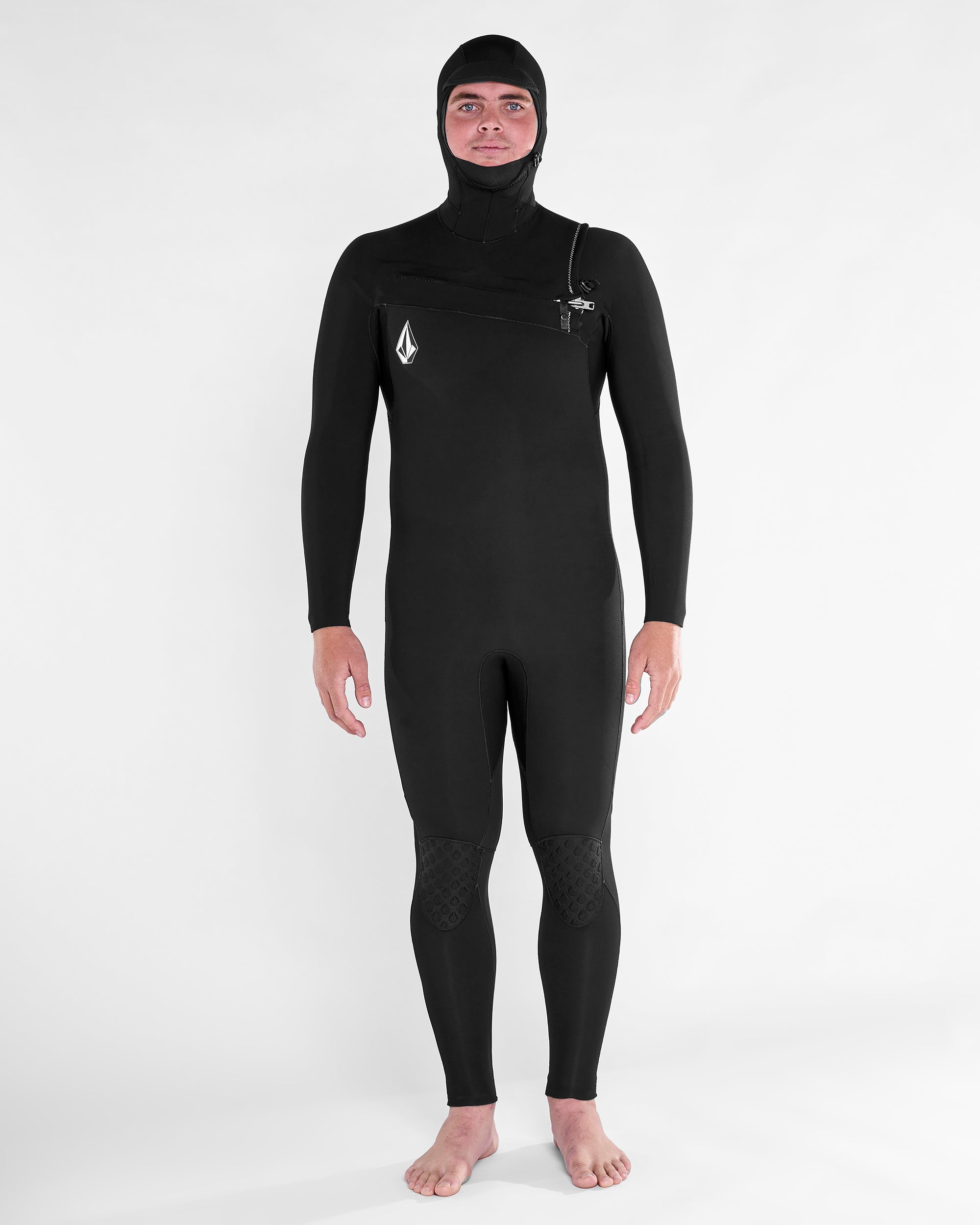 Modulator 4/3Mm Hooded Chest Zip Neoprenanzug - Black