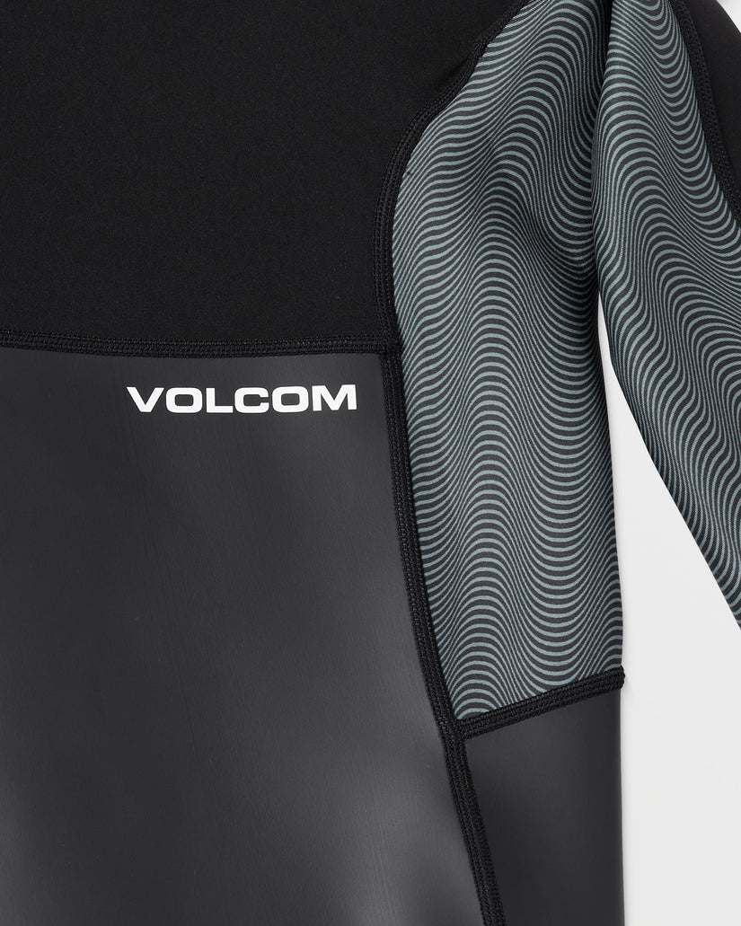 1.5Mm Front Zip Neoprene Jacke - BLACK