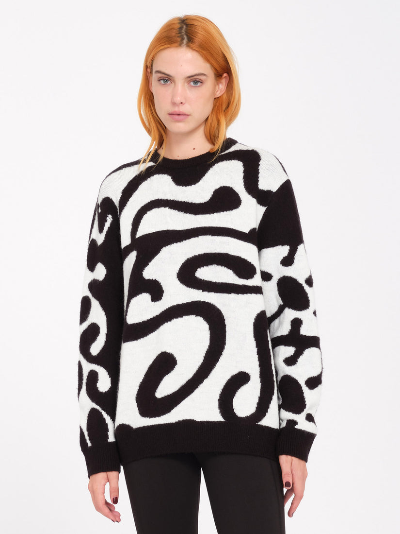 Zephyr Pullover - Black White