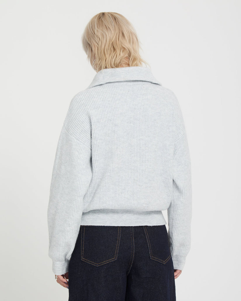 Voltrane Pullover - Bone Heather