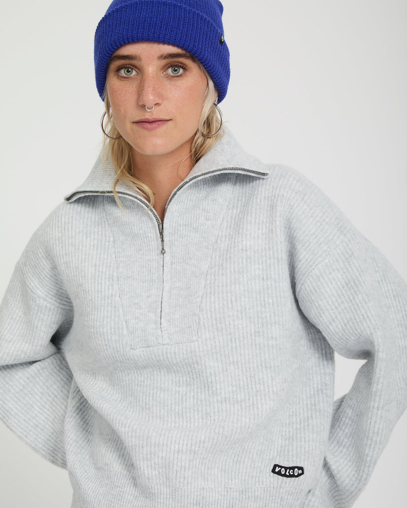 Voltrane Pullover - Bone Heather