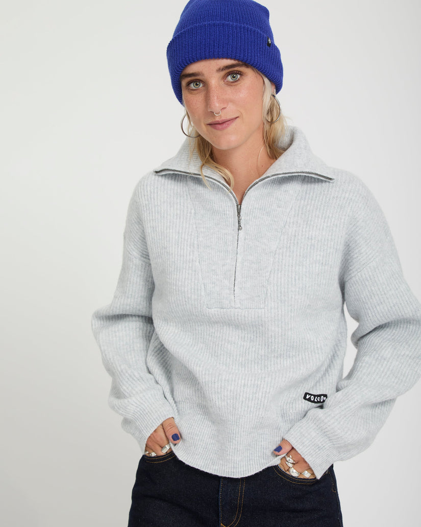 Voltrane Pullover - Bone Heather