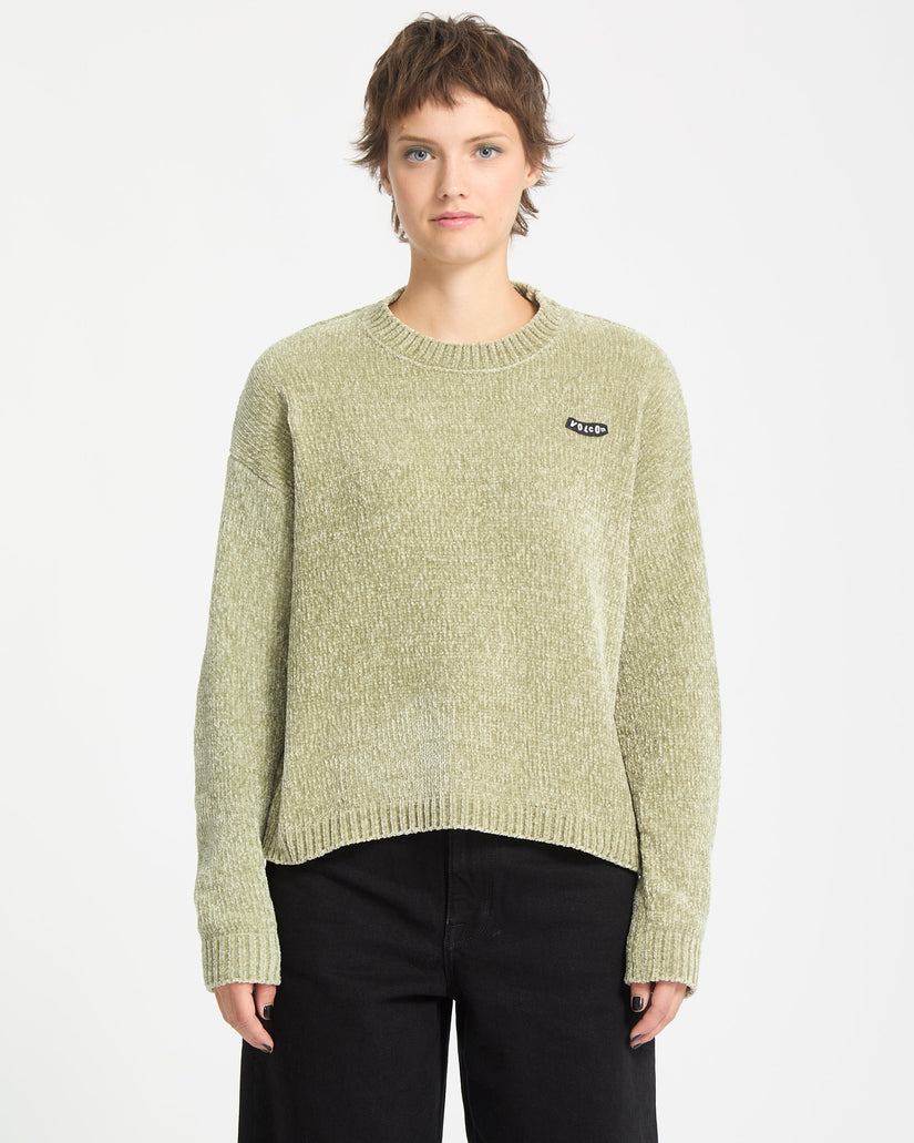 Bubble Tease Pullover - Green Tea