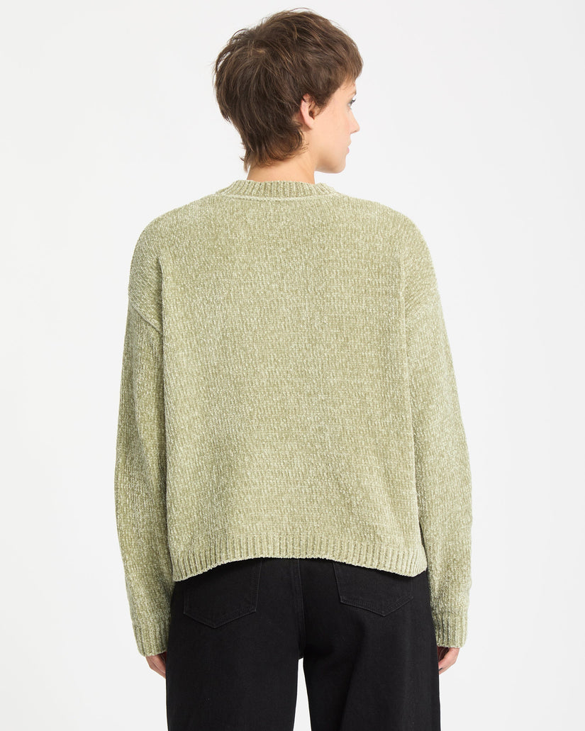 Bubble Tease Pullover - Green Tea