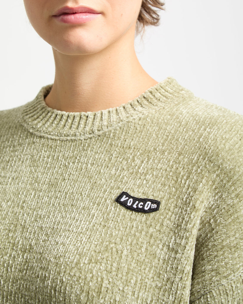 Bubble Tease Pullover - Green Tea