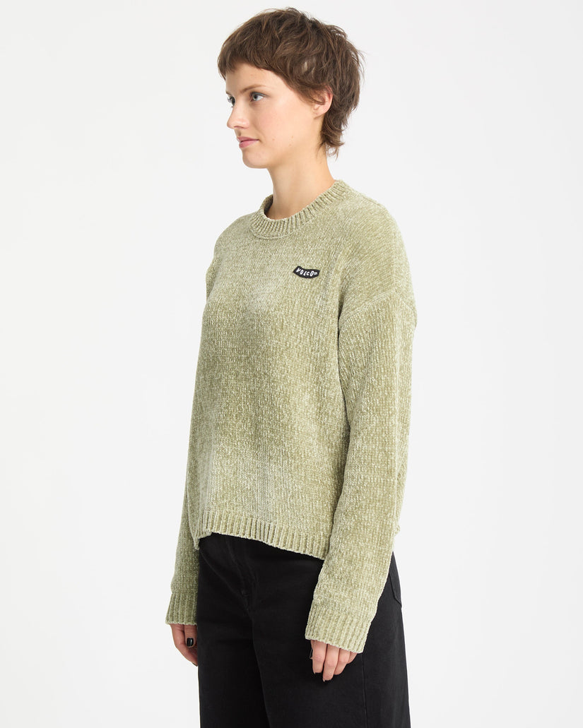 Bubble Tease Pullover - Green Tea