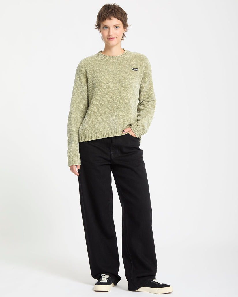 Bubble Tease Pullover - Green Tea