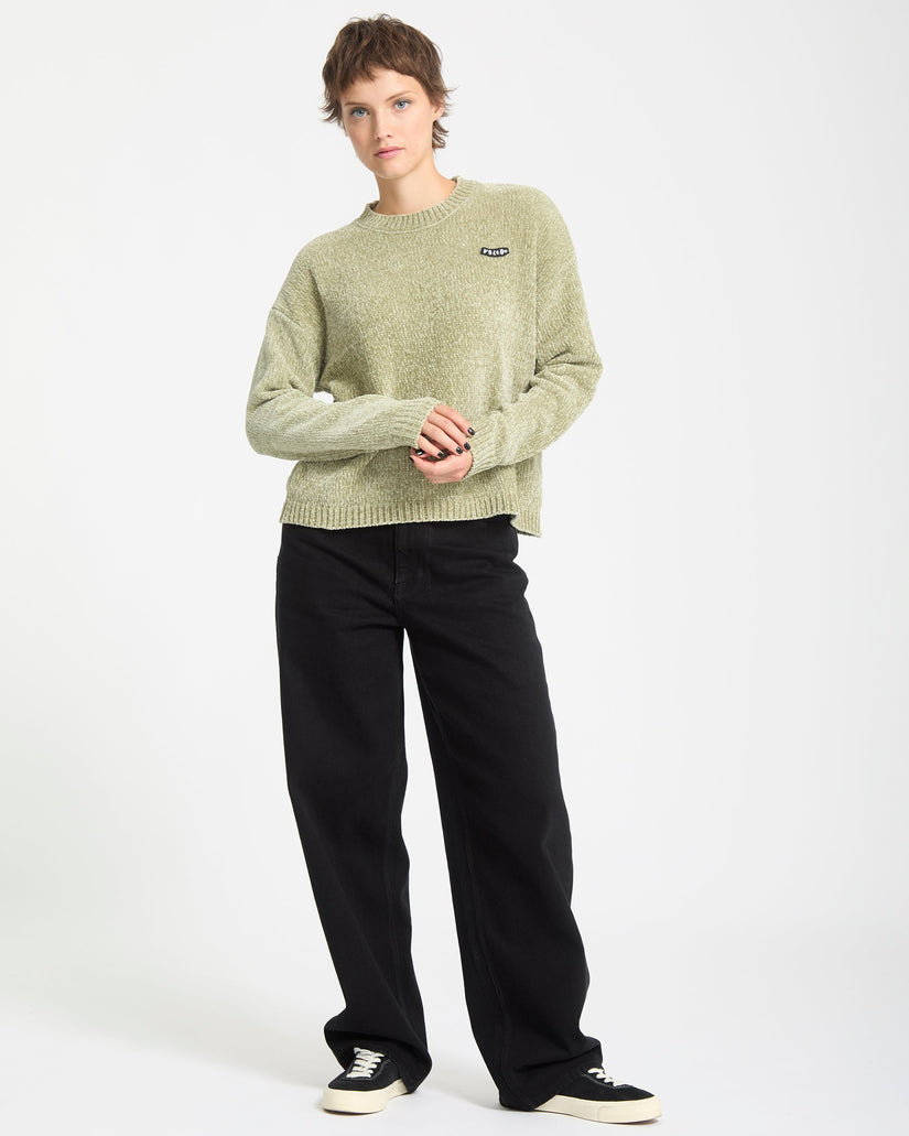 Bubble Tease Pullover - Green Tea