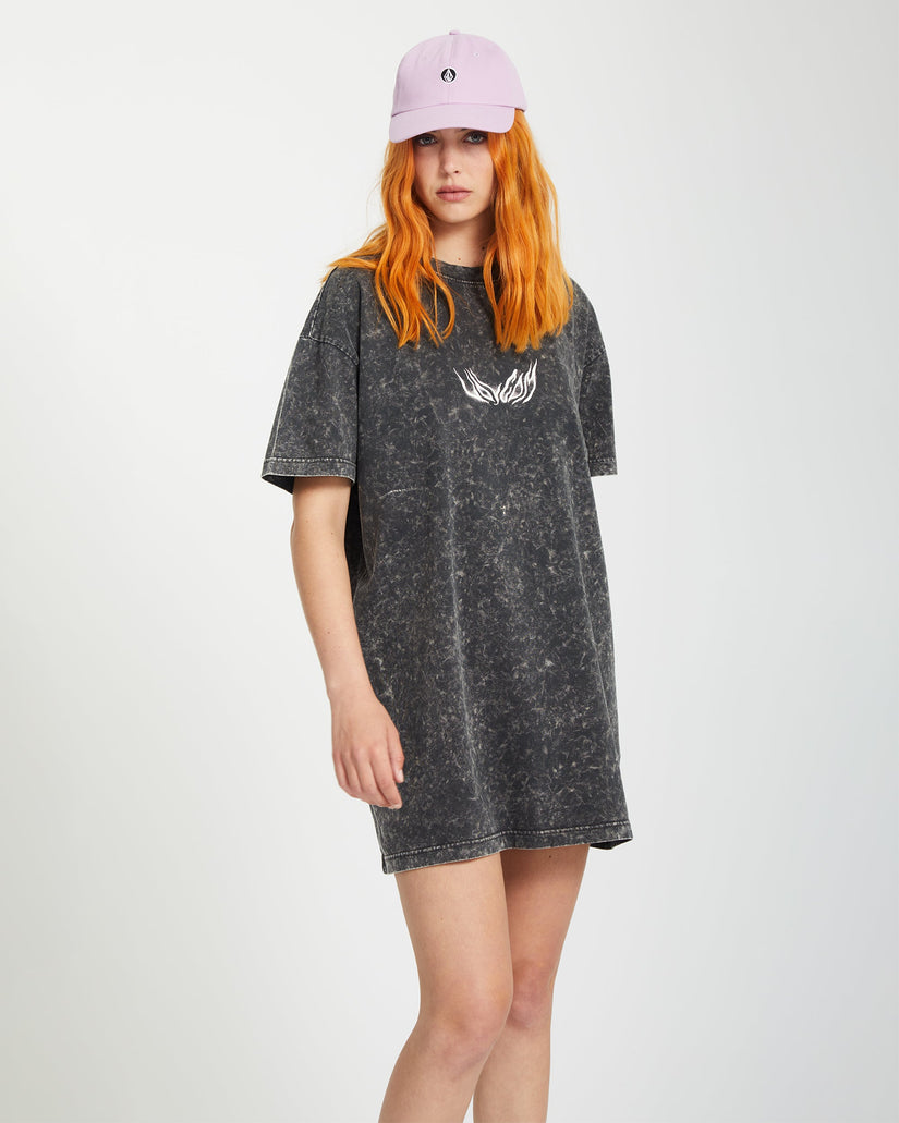 Alix Tee Kleid - VINTAGE BLACK