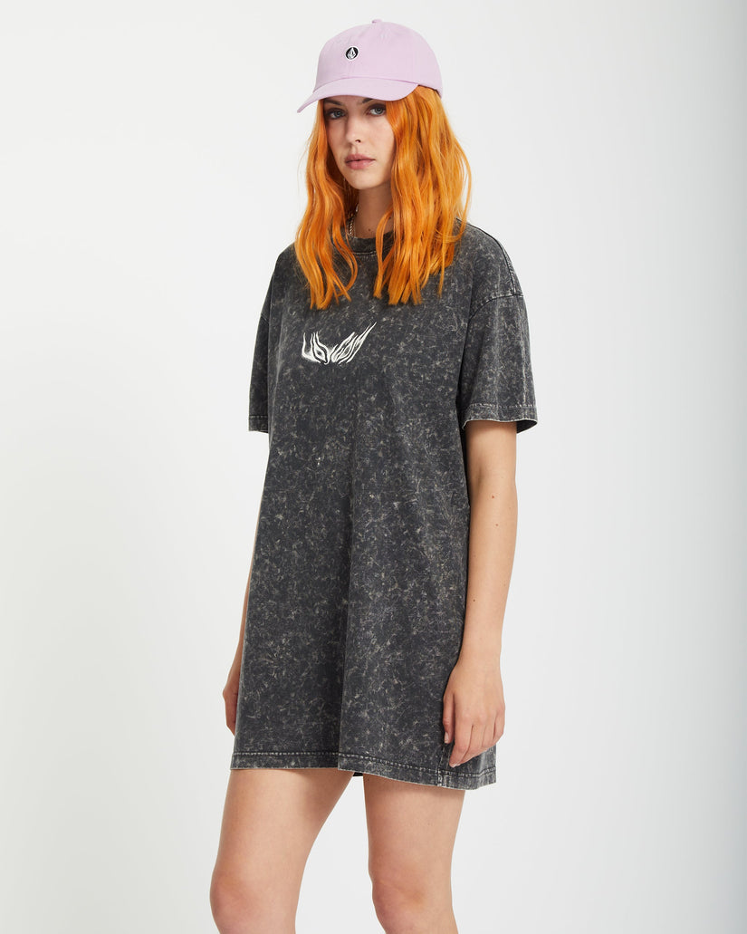Alix Tee Kleid - VINTAGE BLACK