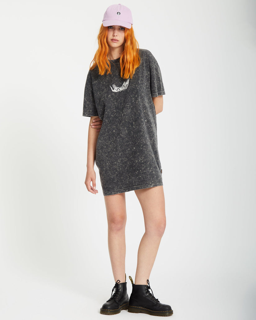 Alix Tee Kleid - VINTAGE BLACK