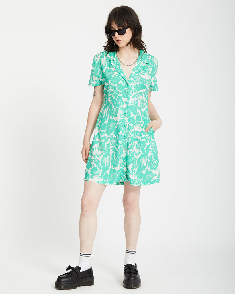 Alix Shirt Kleid - JADE