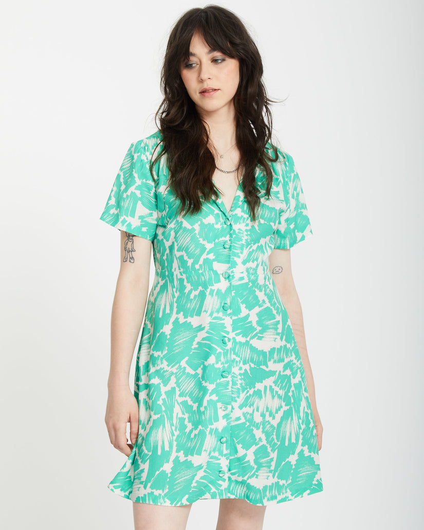 Alix Shirt Kleid - JADE
