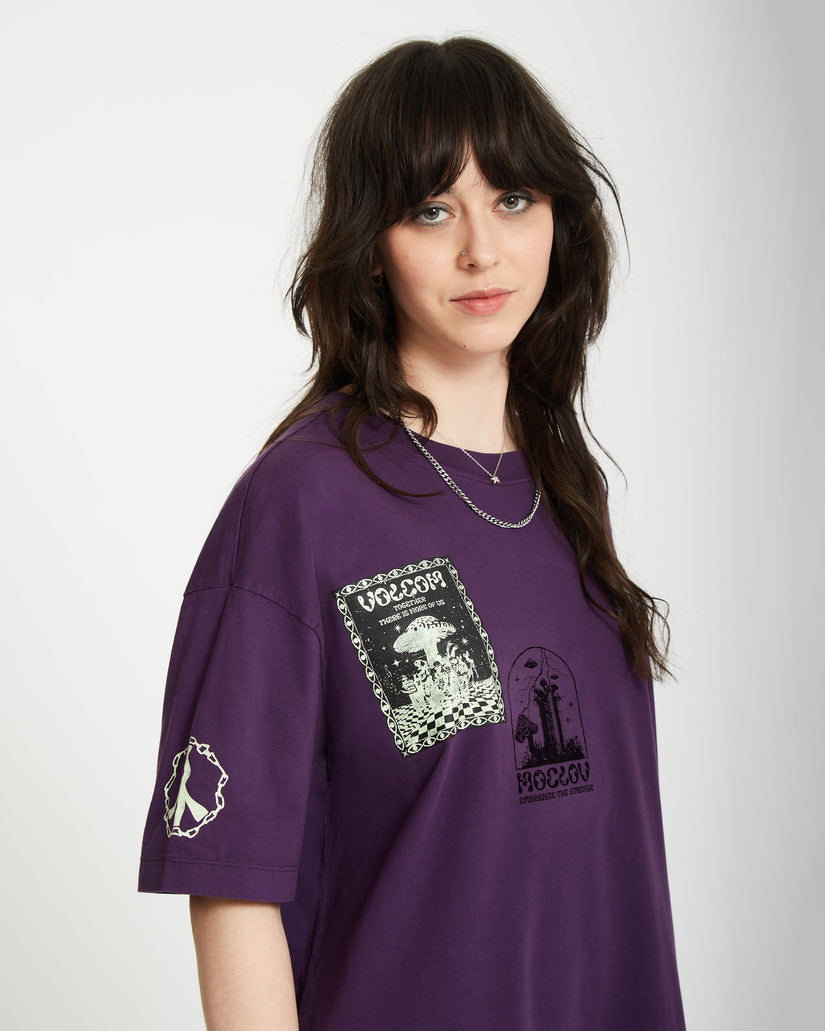 Filip Rygalski Tee Kleid - GRAPE ROYALE