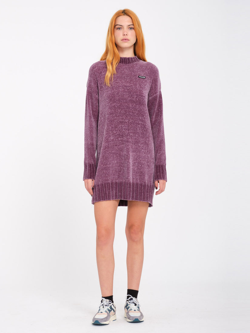 Bubble Tea Kleid - Vintage Violet