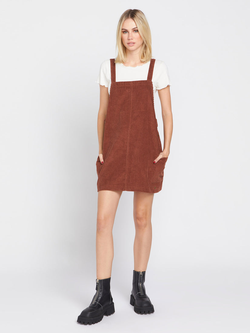 Power Chord Kleid - Chestnut Brown