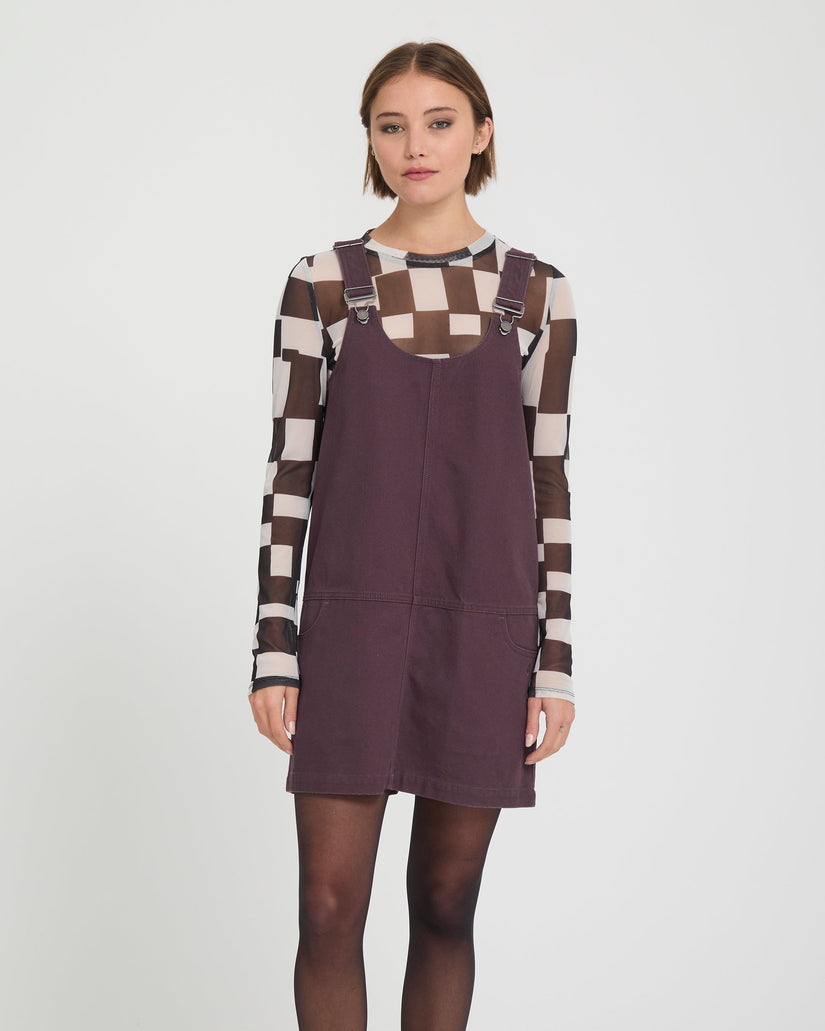 Workestra Kleid - Raisin