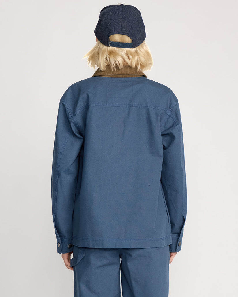 Full Cut Workwear Jacke - Harbor Blue