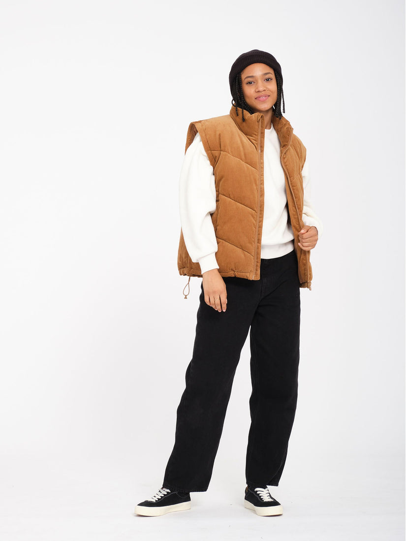 Cord'N Puffjacke - Vintage Brown
