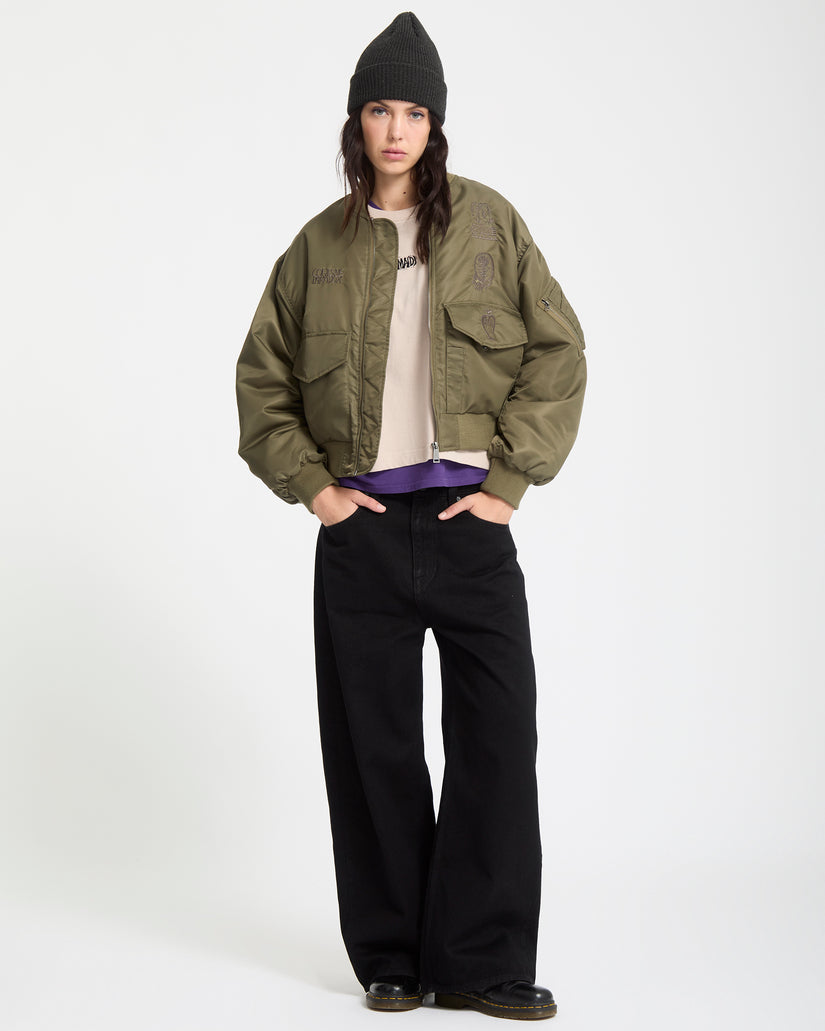 Vaderetro Bomberjacke - Wintermoss