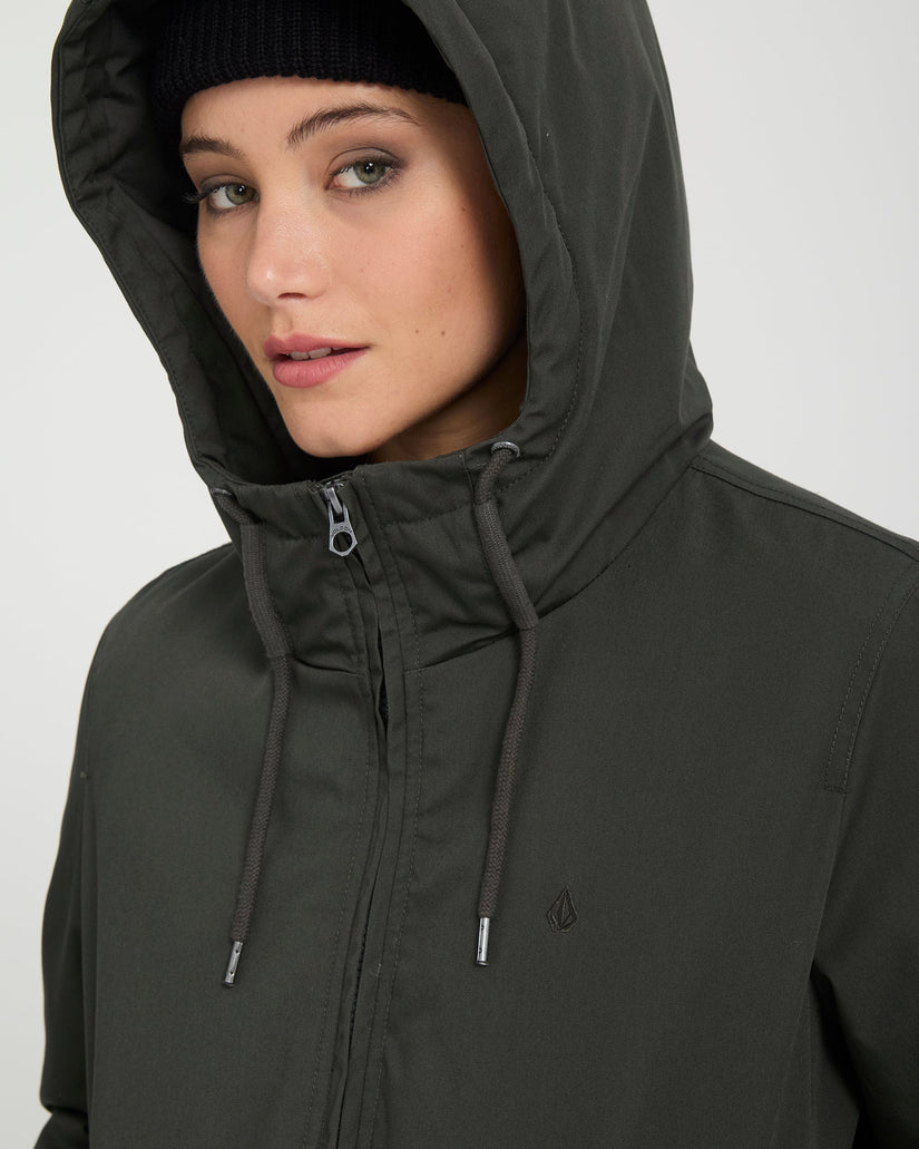 Wernan 10K Jacke - Rinsed Black